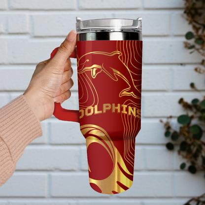 Custom 40oz 30oz Stainless Steel Tumbler With Handle 6