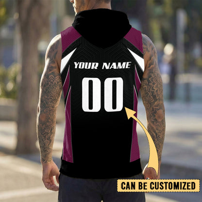 MAN Personalized Custom Hooded Tank Top 3