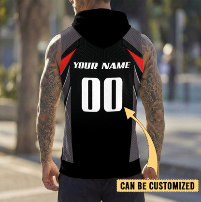 PEN Personalized Custom Hooded Tank Top 3