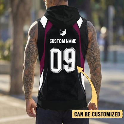 MAN Personalized Custom Hooded Tank Top 4
