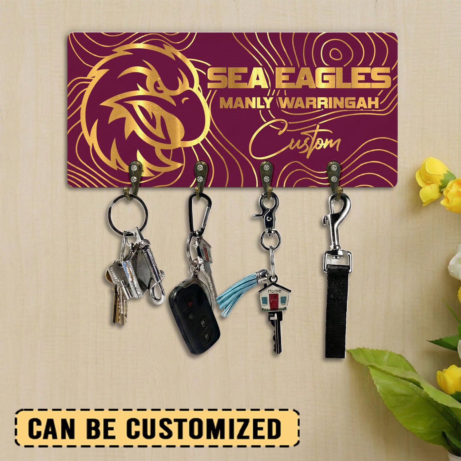 MAN Personalized Custom Key Holder 6