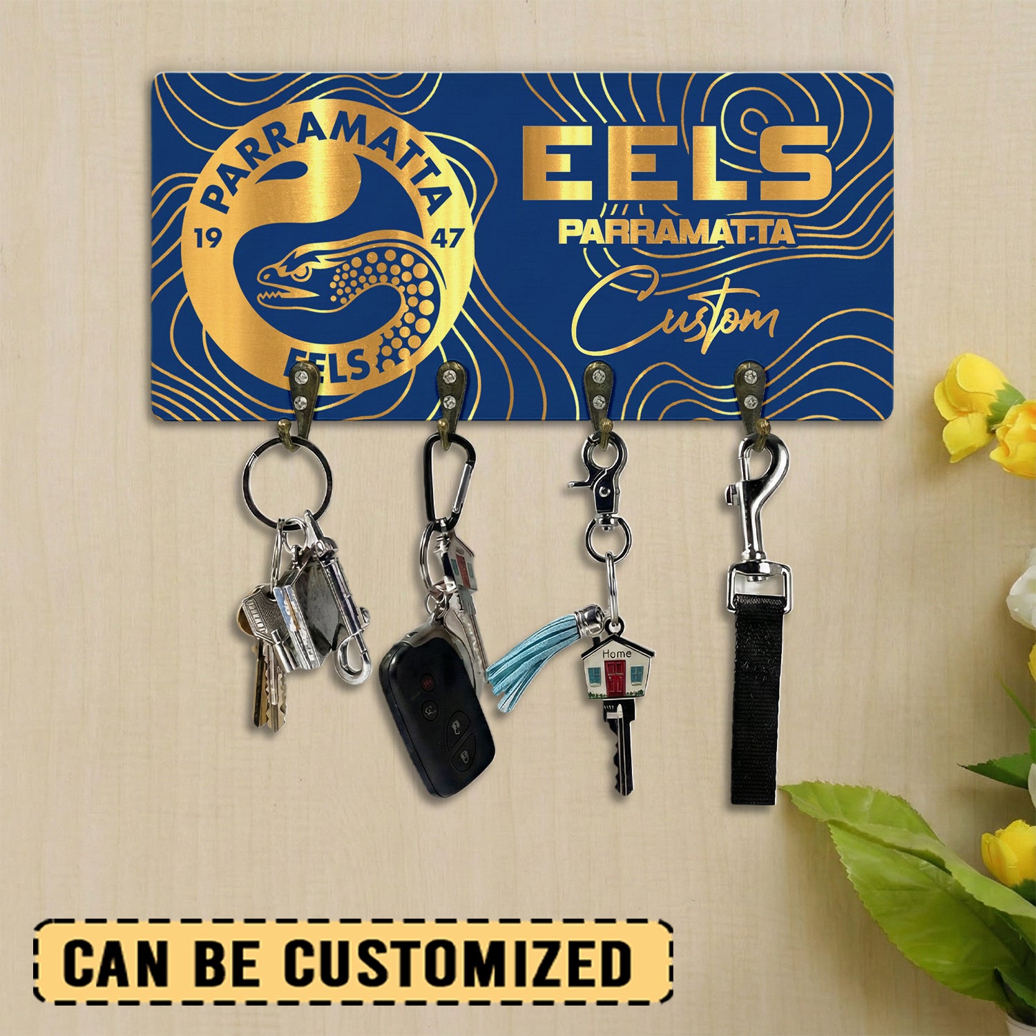PAR Personalized Custom Key Holder 6