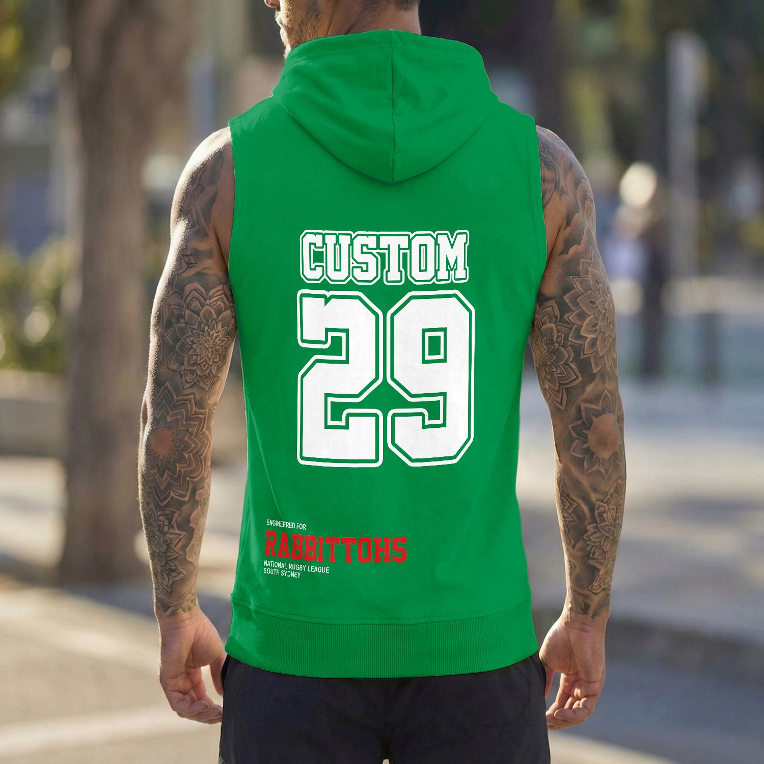 SOU Personalized Custom Hooded Tank Top 5