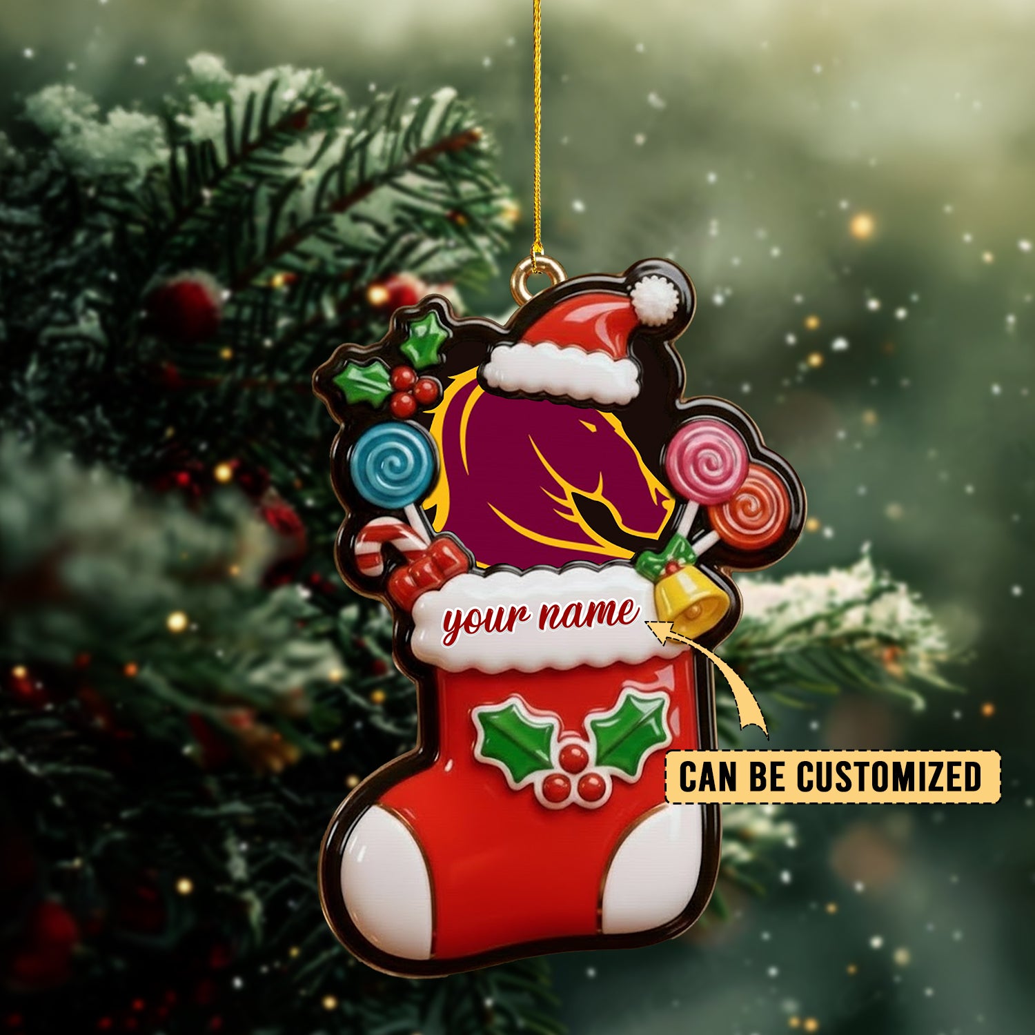 BRI Personalized Custom Acrylic Ornament 7