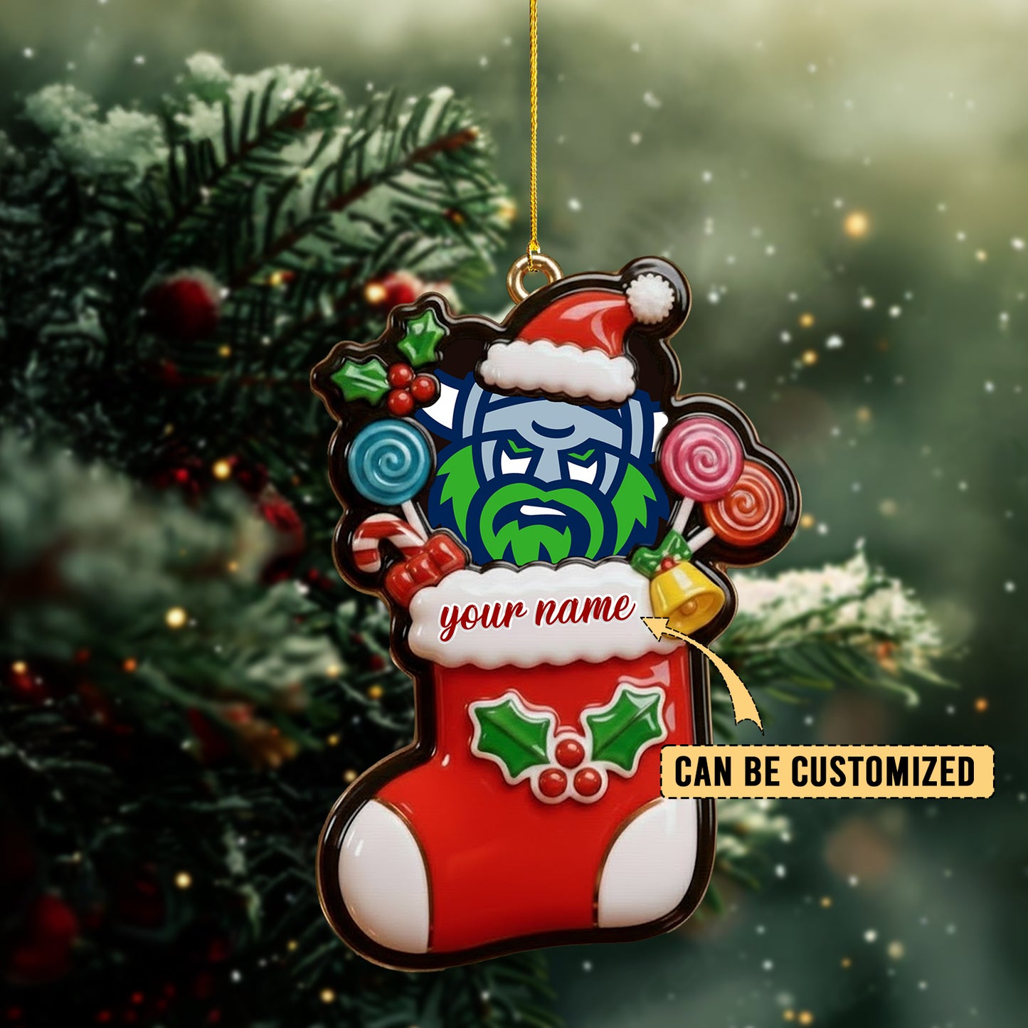 CAN Personalized Custom Acrylic Ornament 7