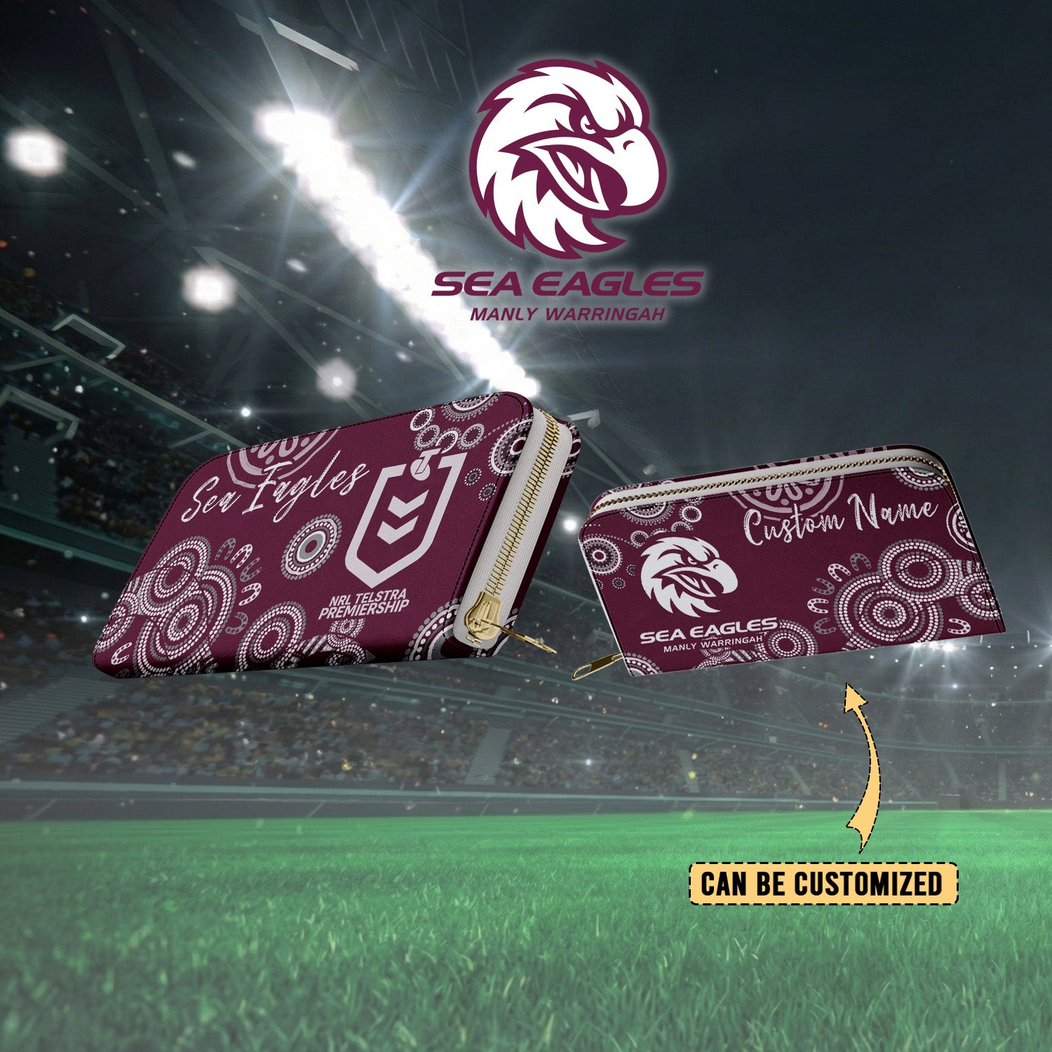 MAN Personalized Custom Clutch Purse 2