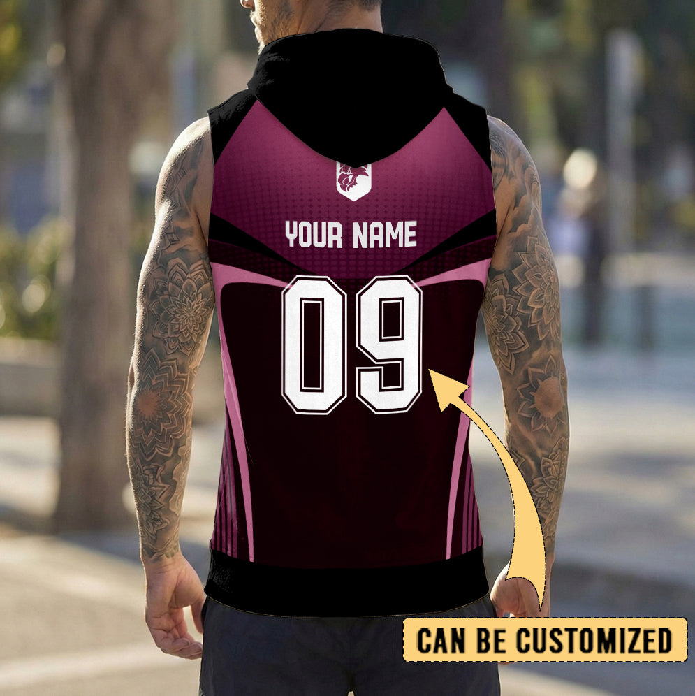MAN Personalized Custom Hooded Tank Top 7