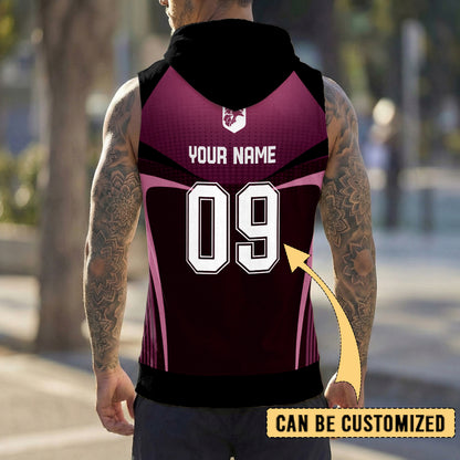 MAN Personalized Custom Hooded Tank Top 7