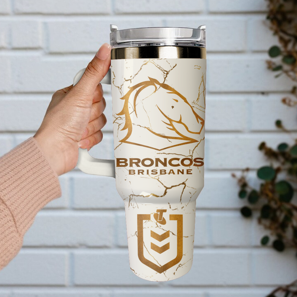 BRI Personalized Custom 40oz 30oz Stainless Steel Tumbler With Handle 4