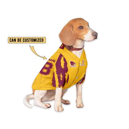 BRI Personalized Custom Pet Baseball Jersey 4