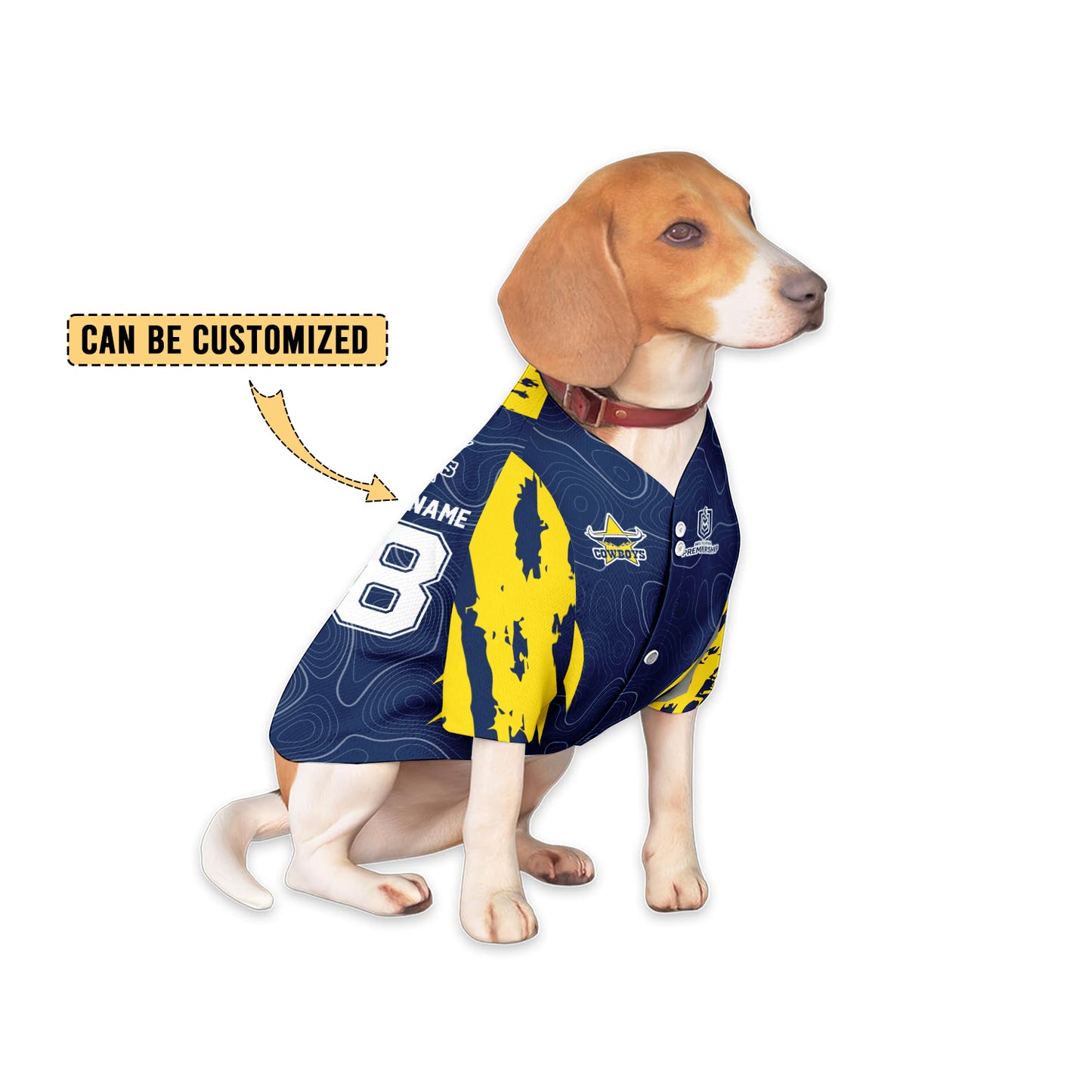 NQL Personalized Custom Pet Baseball Jersey 4