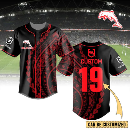 DOL Personalized Custom Baseball Jersey 9