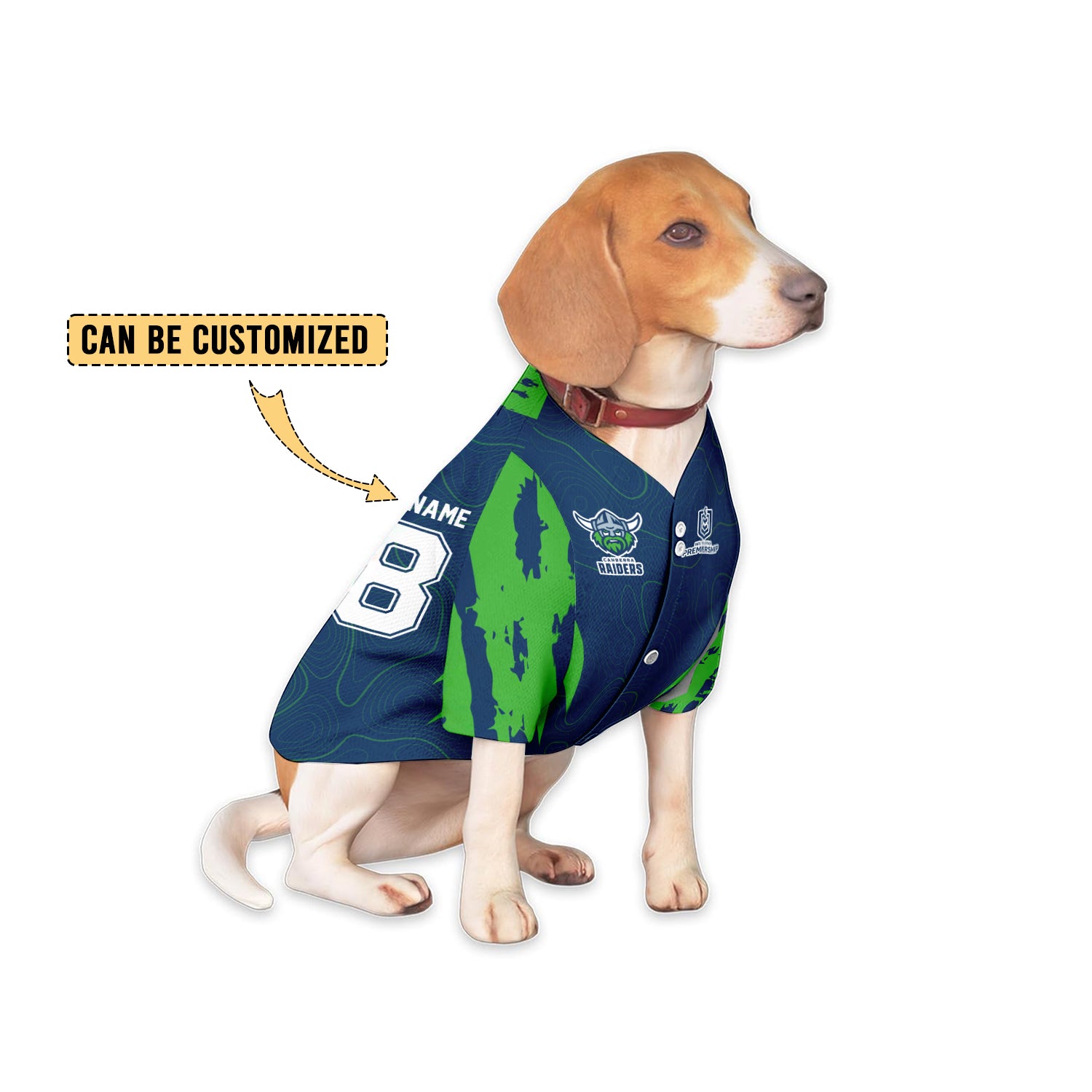 CAN Personalized Custom Pet Baseball Jersey 6