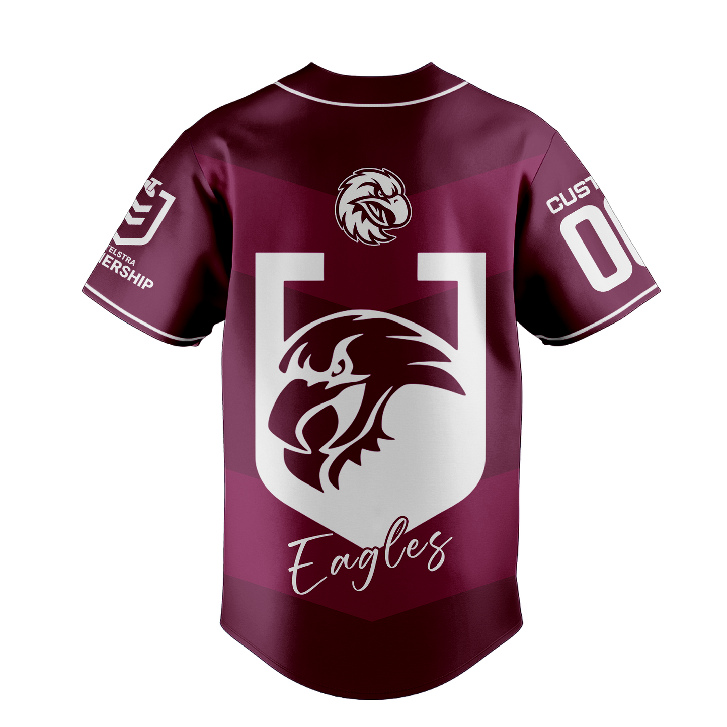 MAN Personalized Custom Baseball Jersey 2