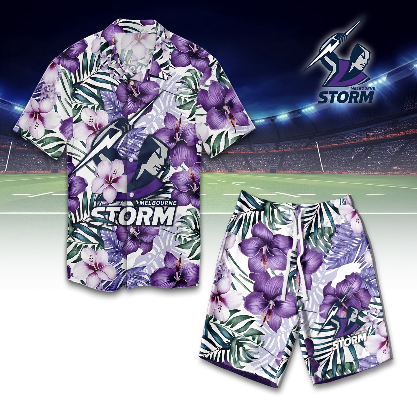 MEL Personalized Custom Combo Hawaiian Shirt And Shorts