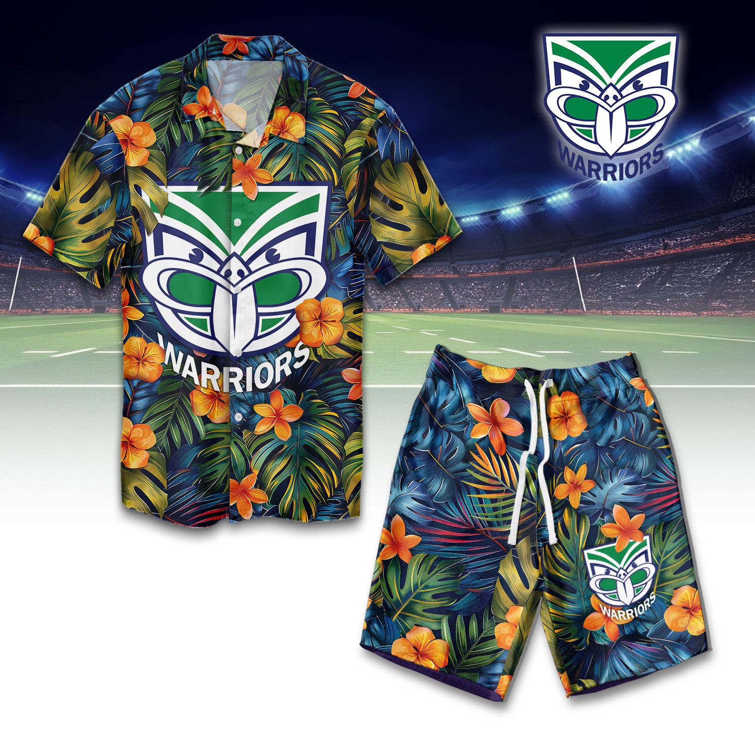 NZL Personalized Custom Combo Hawaiian Shirt And Shorts