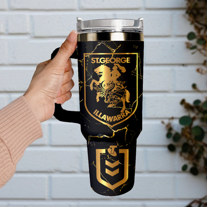 STG Personalized Custom 40oz 30oz Stainless Steel Tumbler With Handle 4