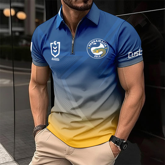 PAR Personalized Custom Zip Polo Shirt