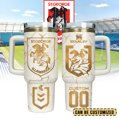 STG Personalized Custom 40oz 30oz Stainless Steel Tumbler With Handle 4