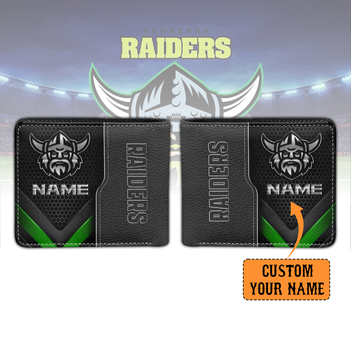 CAN Personalized Custom Leather Wallet 2