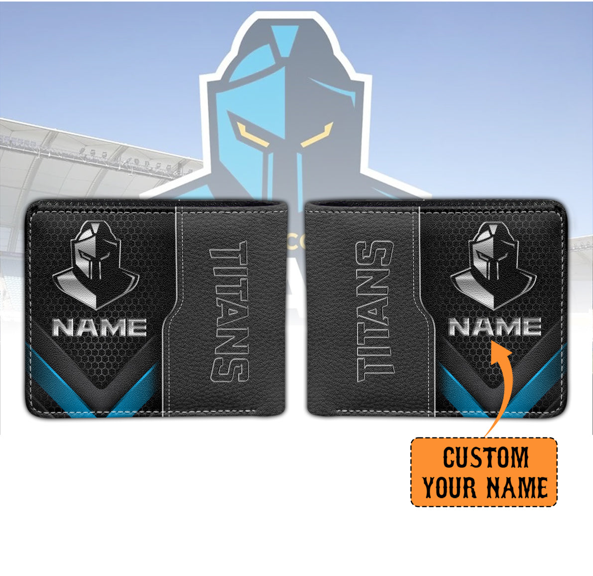 GLD Personalized Custom Leather Wallet 2