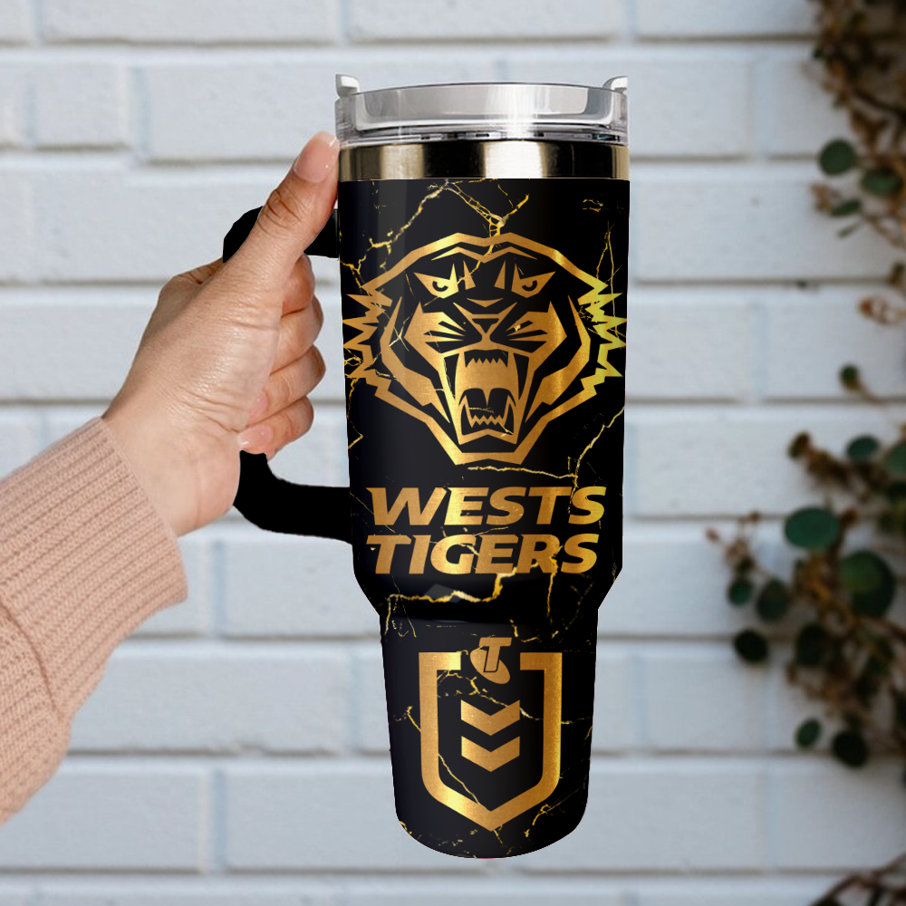 WST Personalized Custom 40oz 30oz Stainless Steel Tumbler With Handle 4