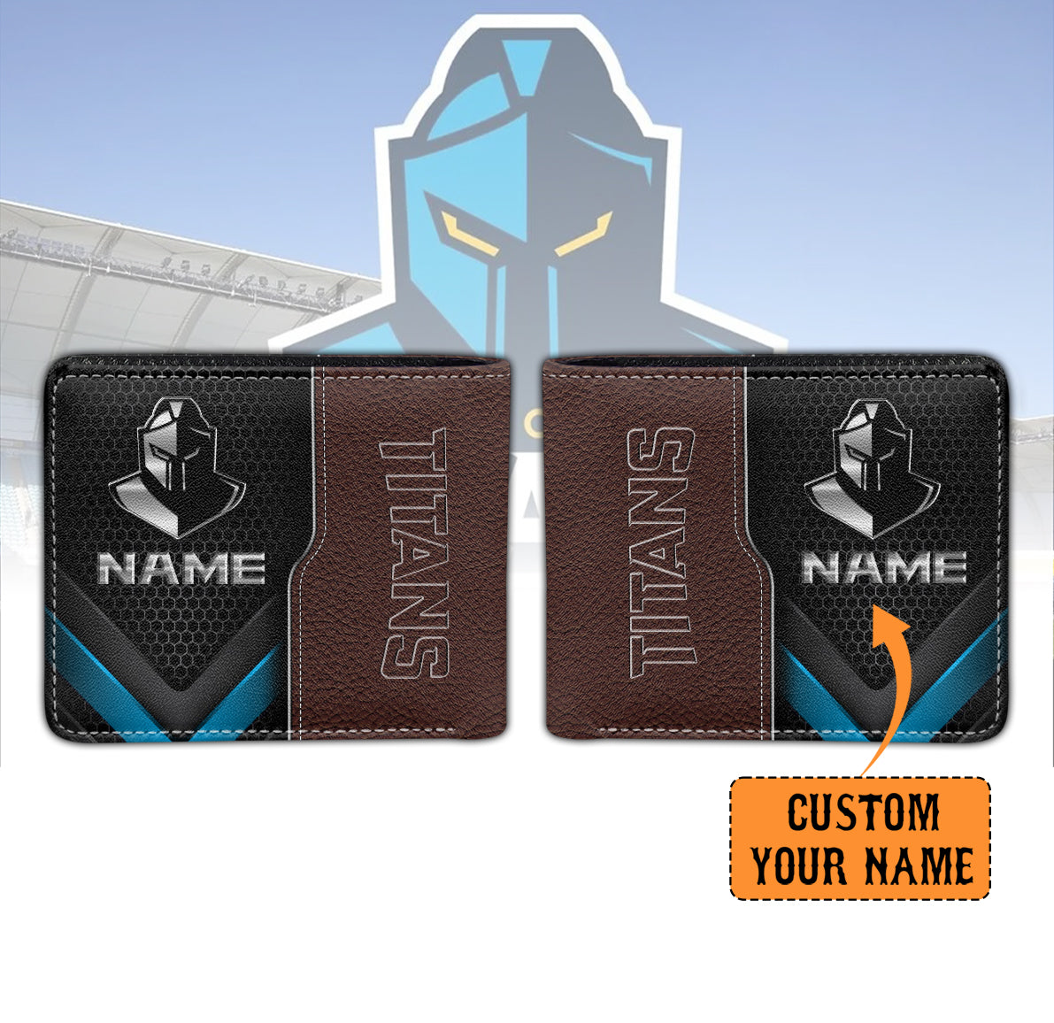 GLD Personalized Custom Leather Wallet 3