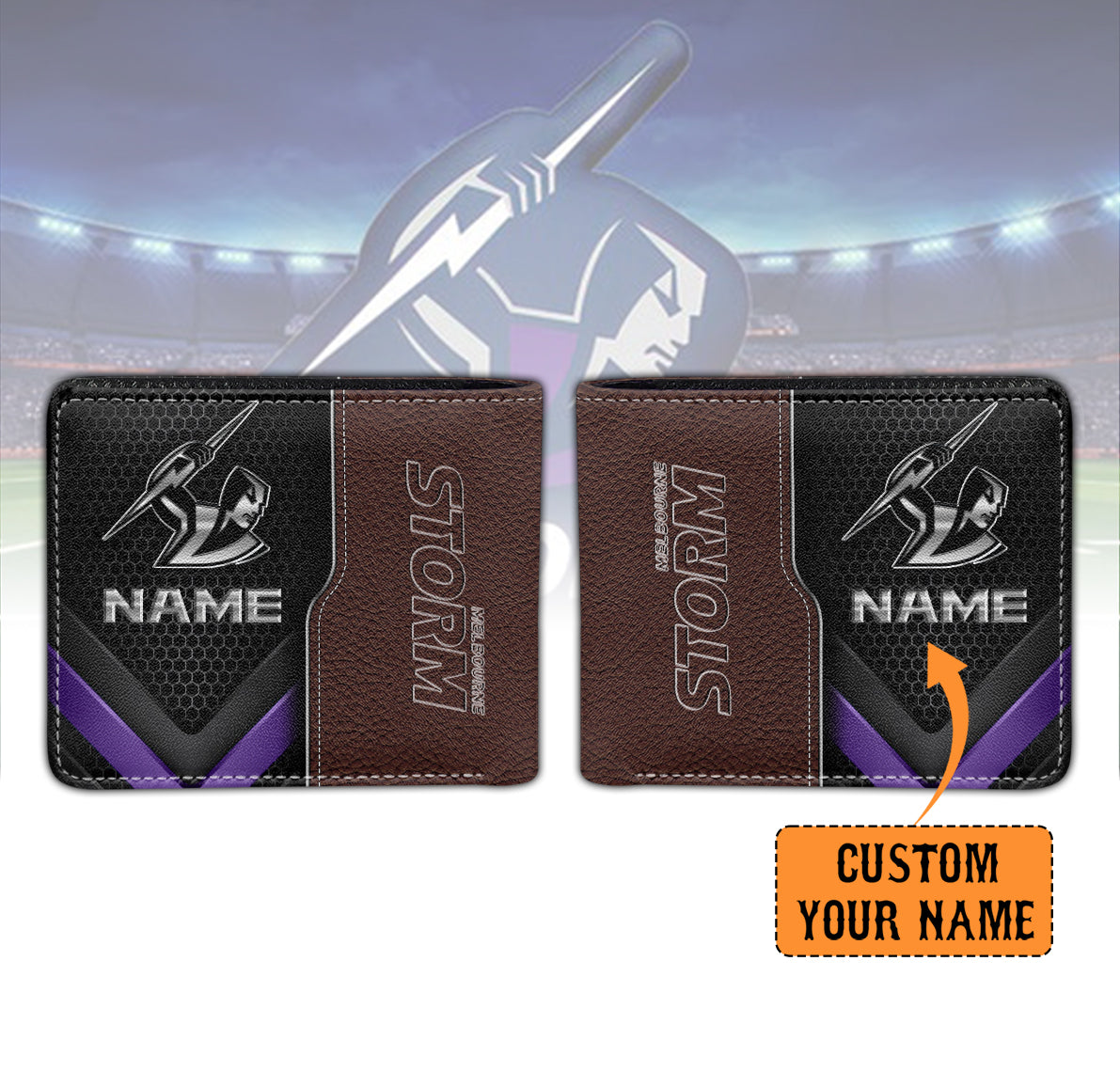 MEL Personalized Custom Leather Wallet 3