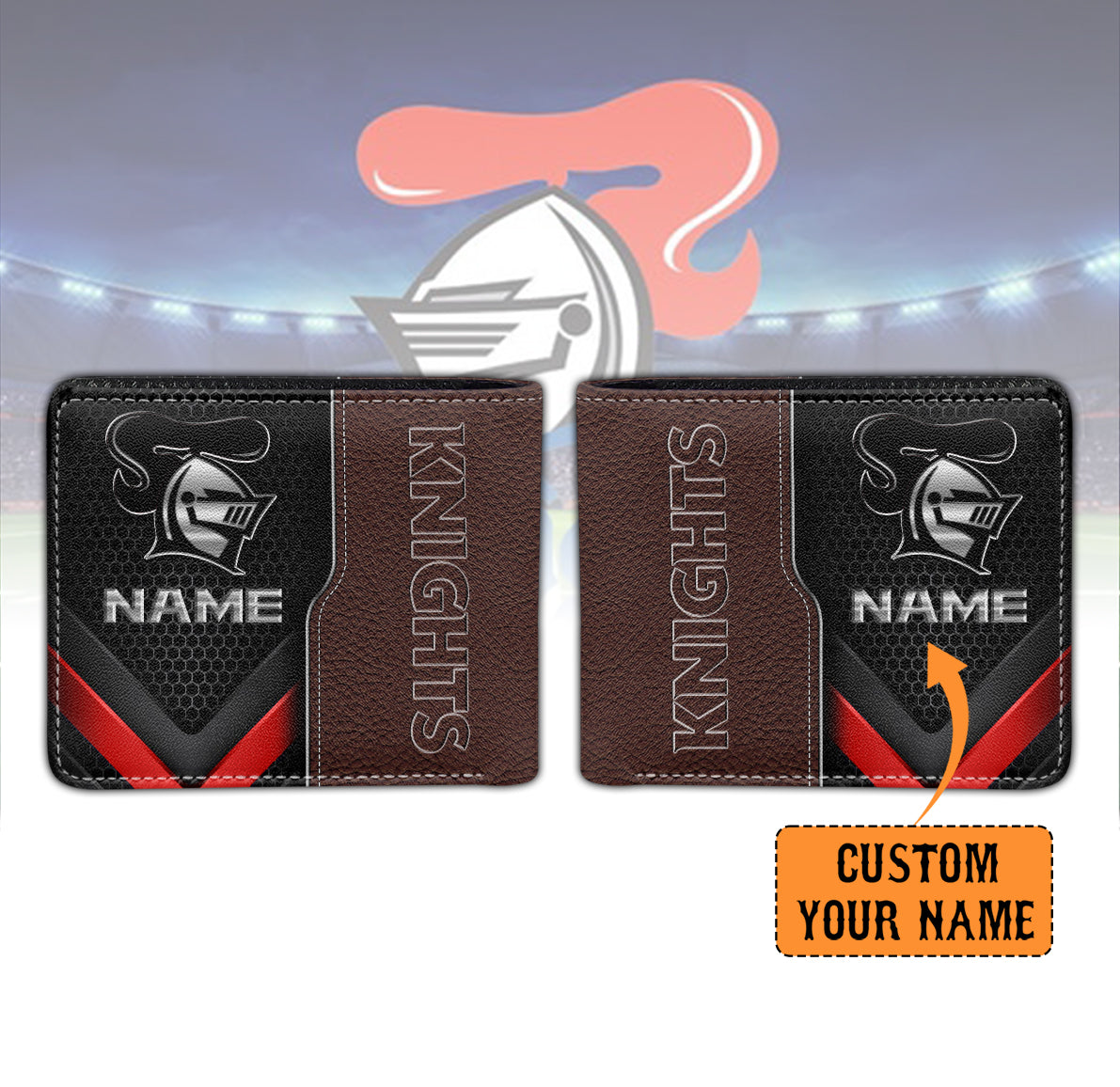 NEW Personalized Custom Leather Wallet 3