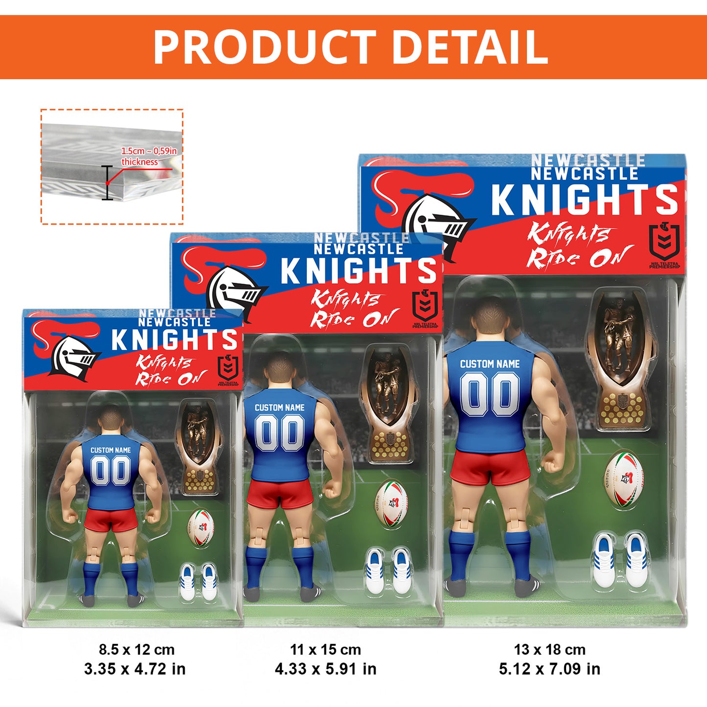 NEW Personalized Custom Sports Acrylic Block Plaque