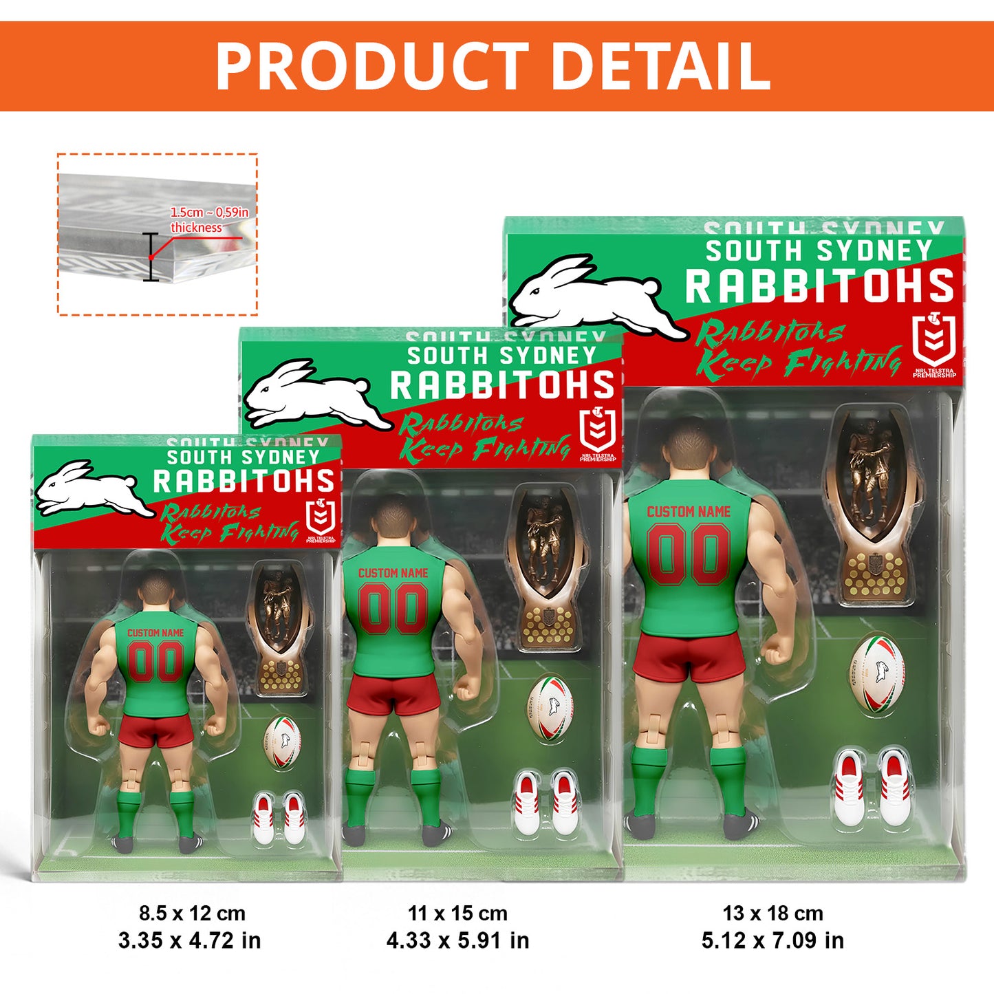 SOU Personalized Custom Sports Acrylic Block Plaque