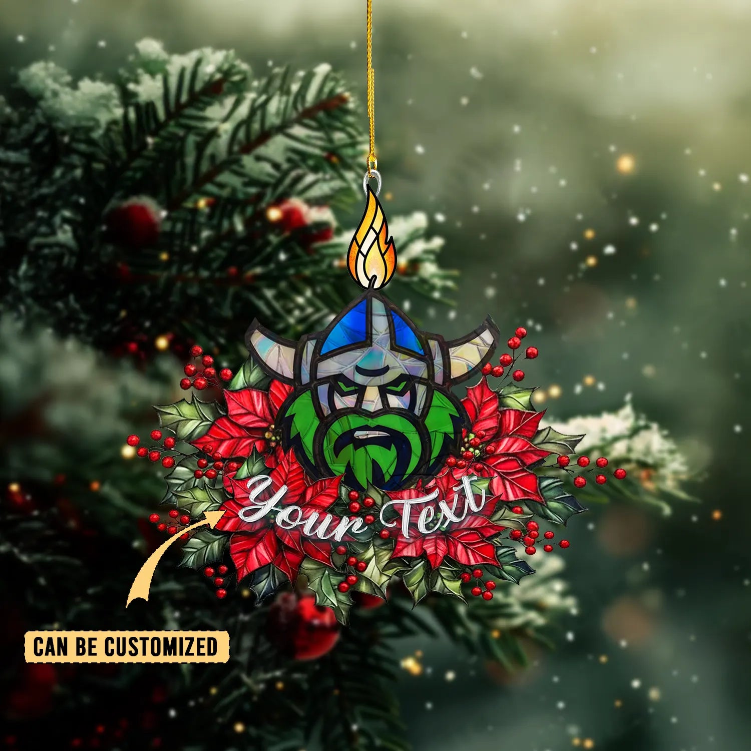 CAN Personalized Custom Acrylic Ornament 6