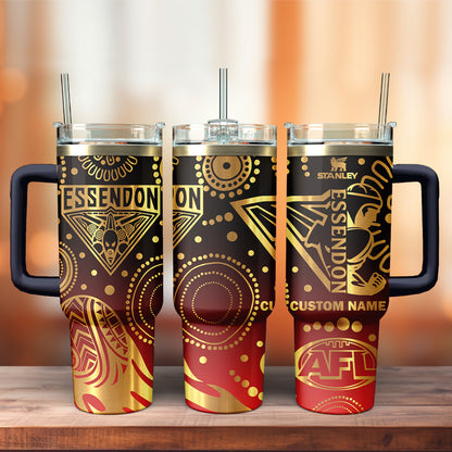 ESS Personalized Custom 40oz 30oz Stainless Steel Tumbler With Handle