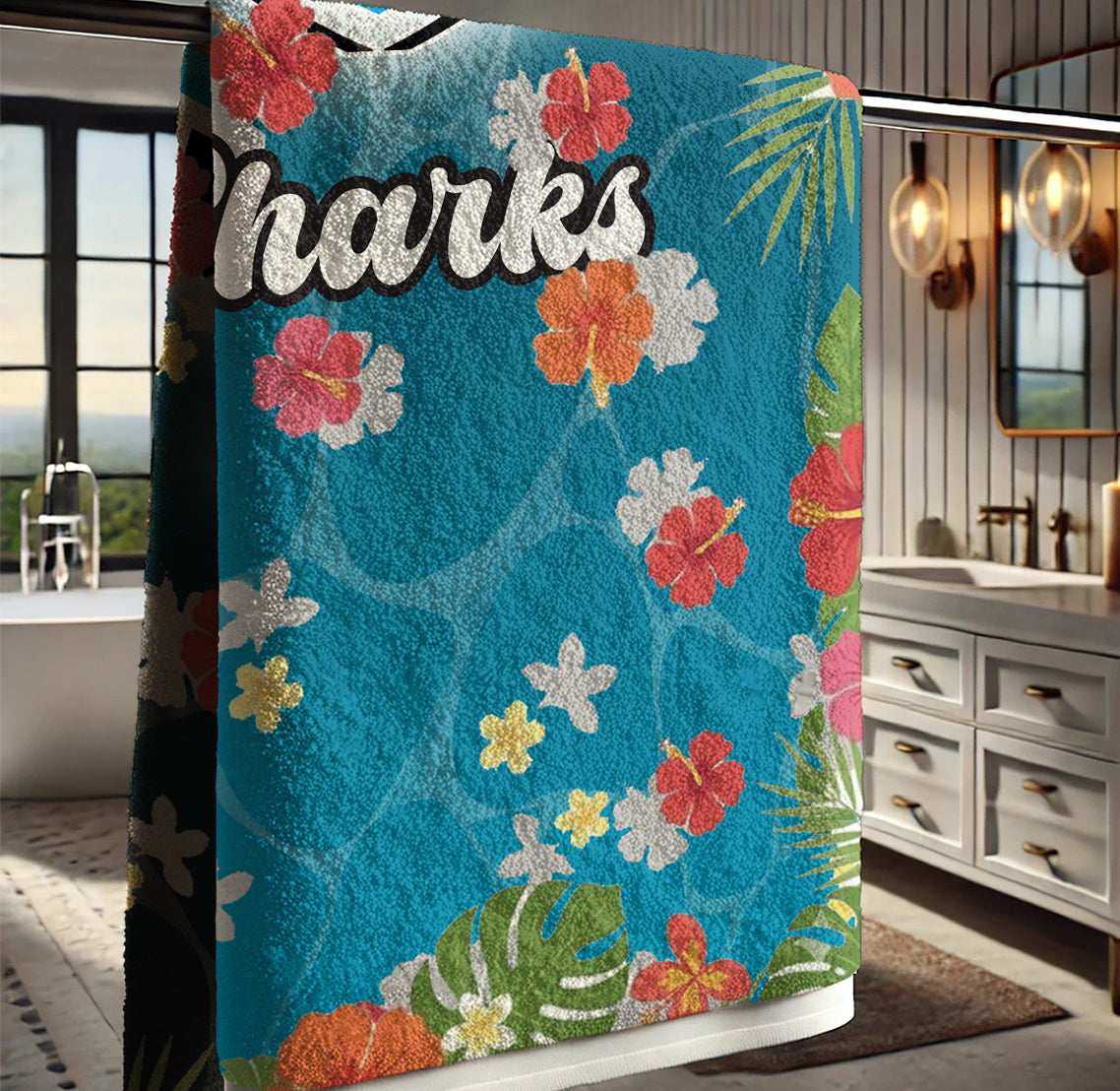 CRO Personalized Custom Pool Travel Beach and Bath Towels 8