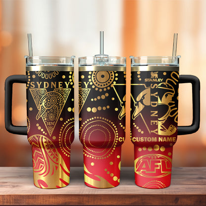 SS Personalized Custom 40oz 30oz Stainless Steel Tumbler With Handle