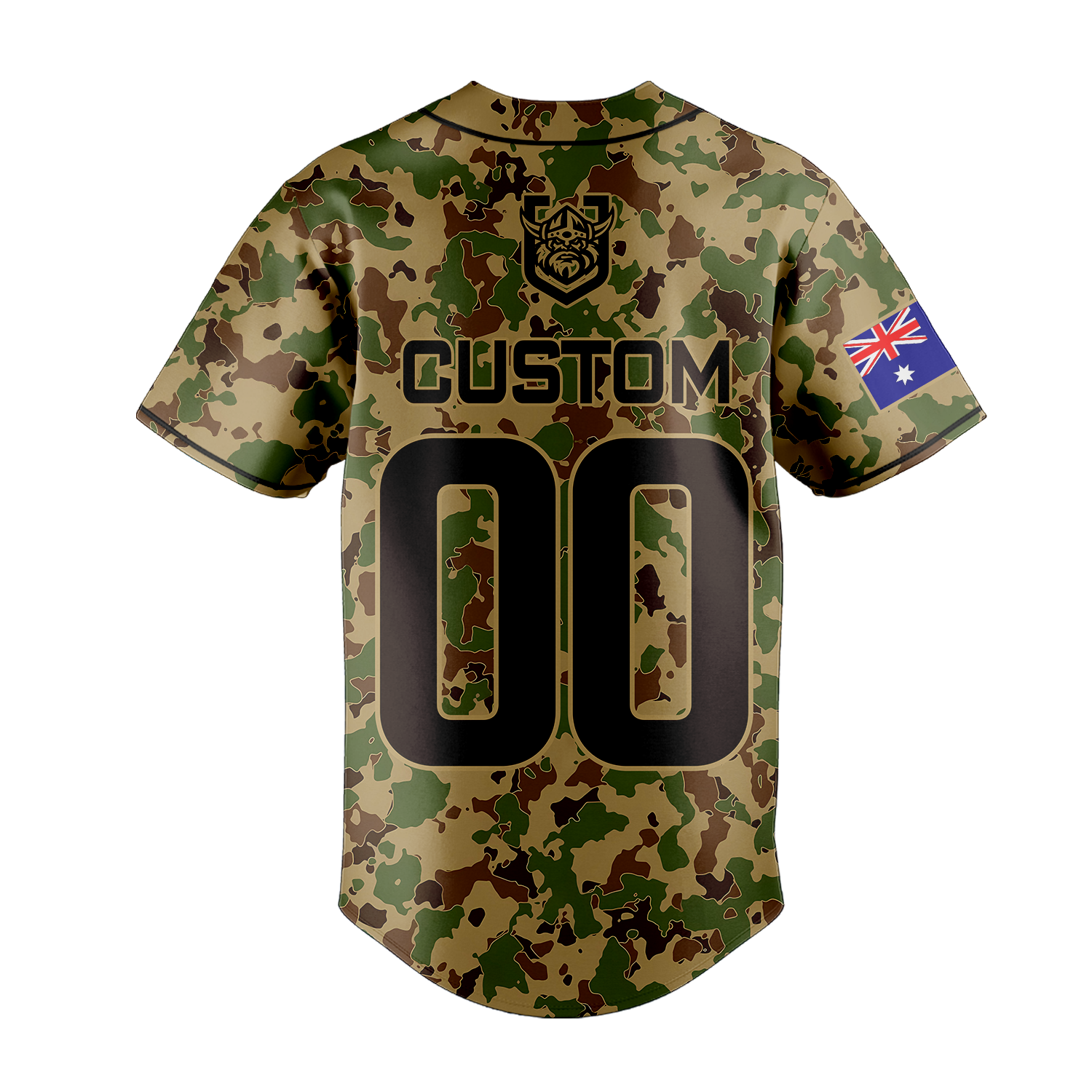 CAN Personalized Custom Baseball Jersey 3