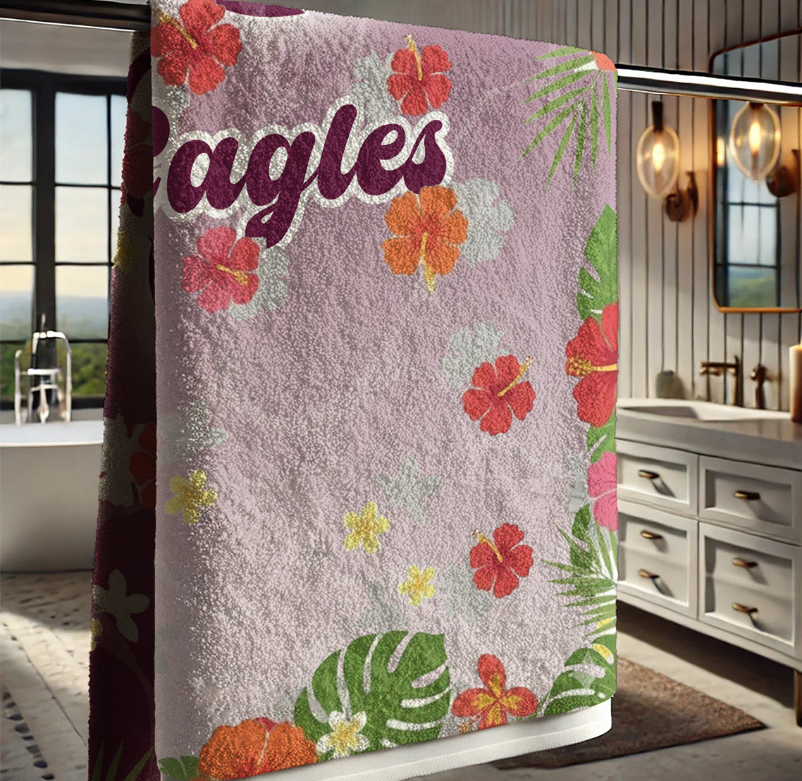 MAN Personalized Custom Pool Travel Beach and Bath Towels 8