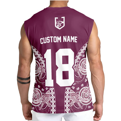 MAN Personalized Custom Tank Top 13