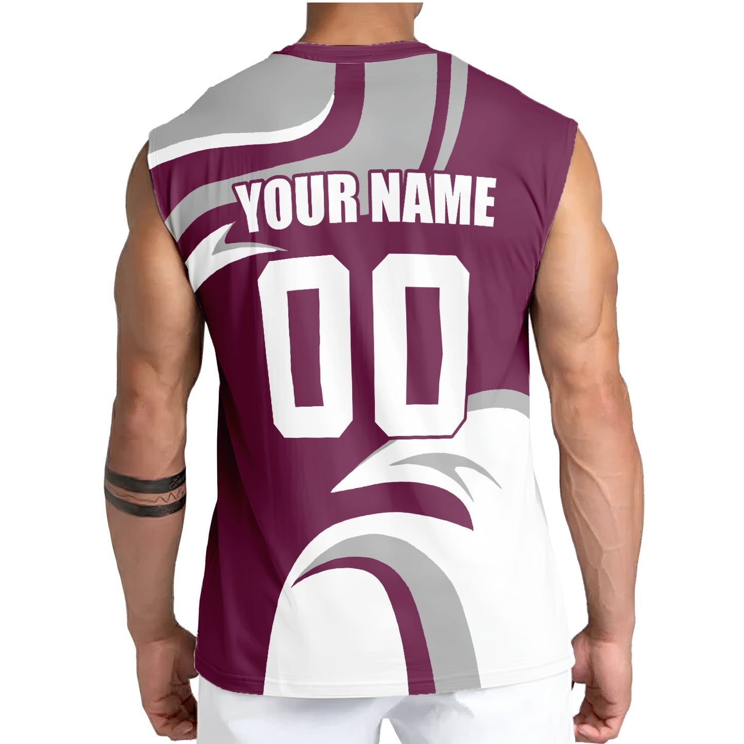MAN Personalized Custom Tank Top 14