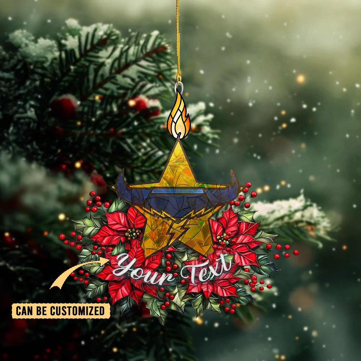 NQL Personalized Custom Acrylic Ornament 6