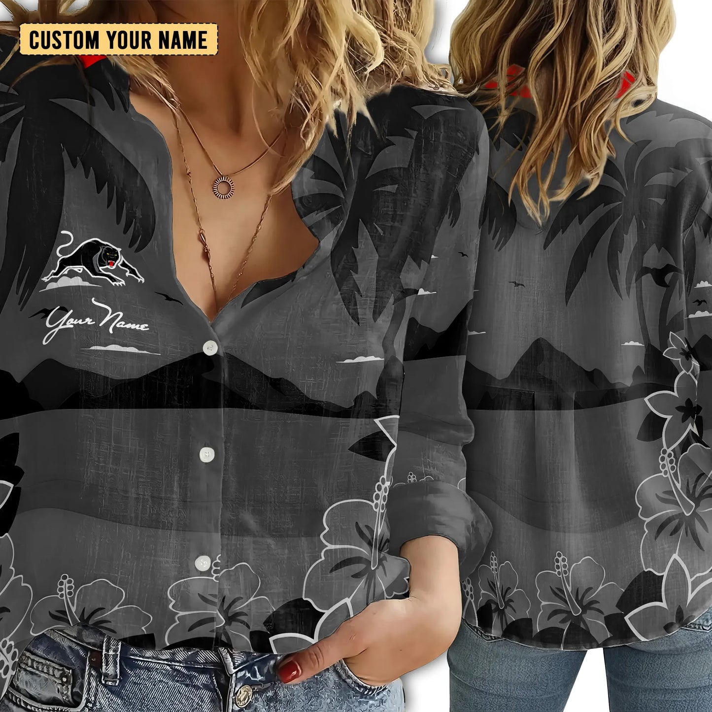 PEN Personalized Custom Women's Casual Shirt 3