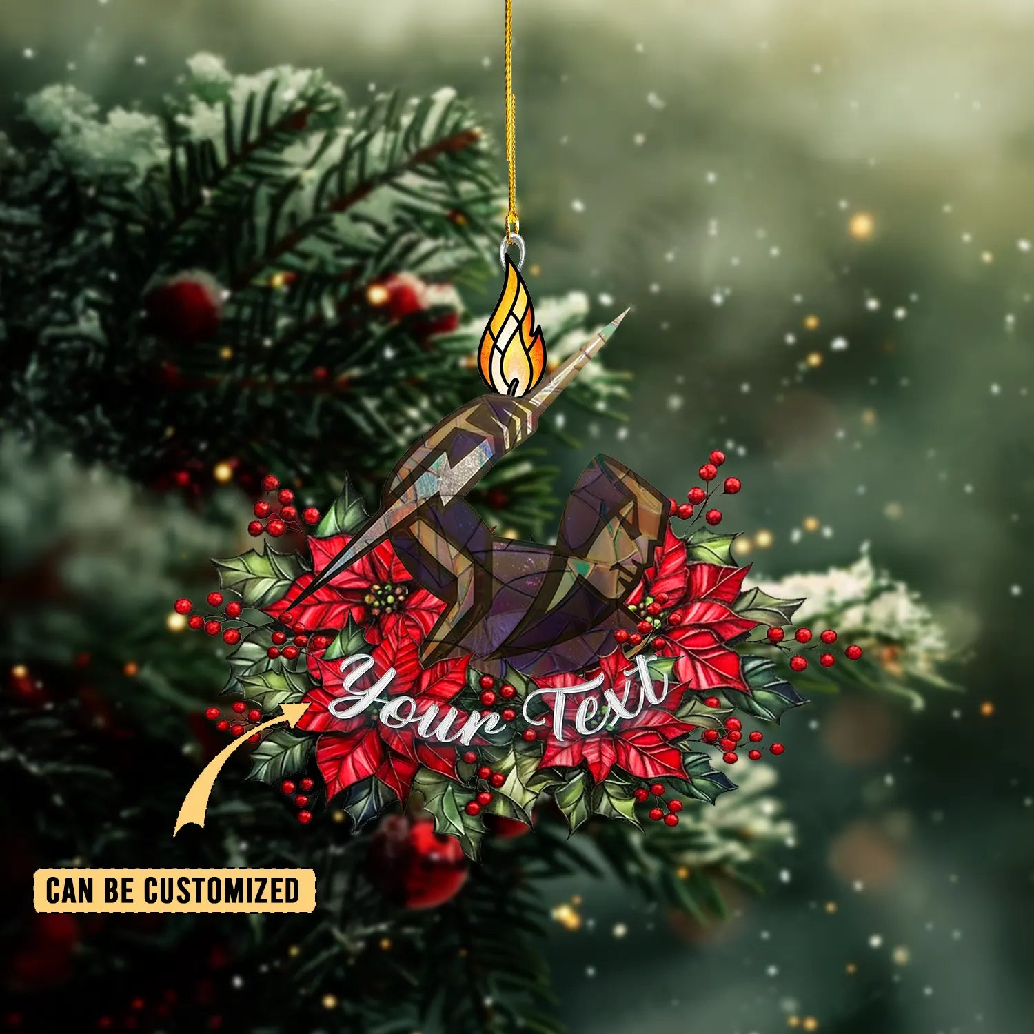 MEL Personalized Custom Acrylic Ornament 6