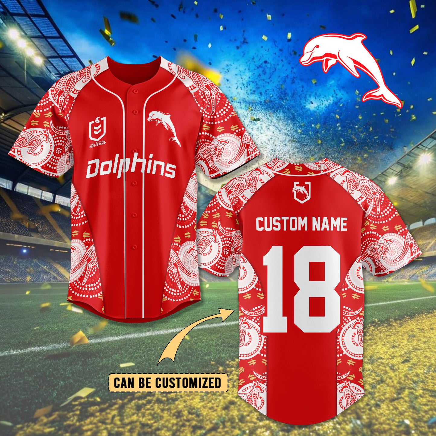 DOL Personalized Custom Baseball Jersey 4