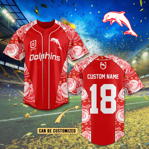 DOL Personalized Custom Baseball Jersey 4