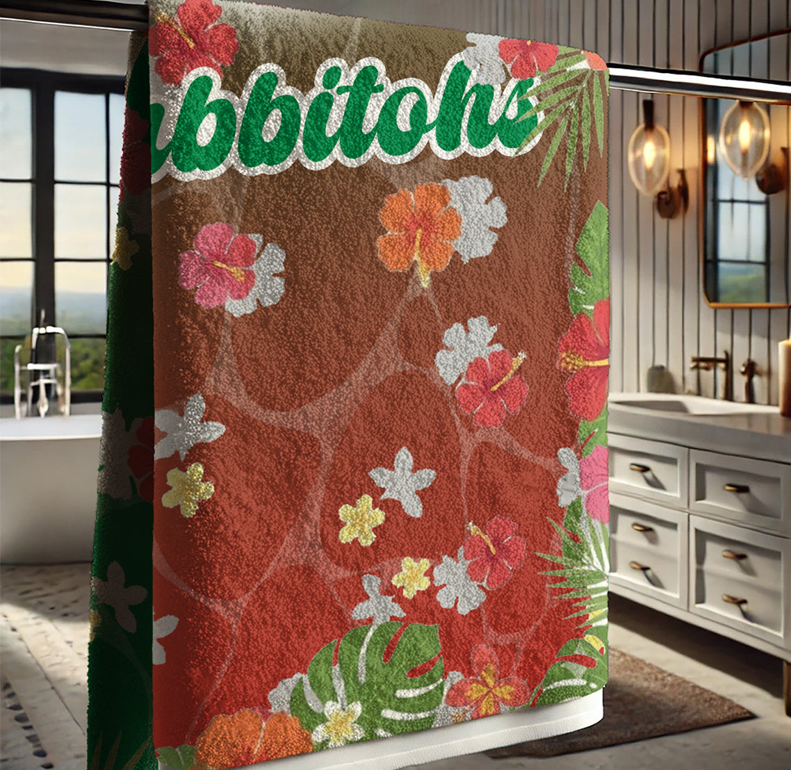 SOU Personalized Custom Pool Travel Beach and Bath Towels 8