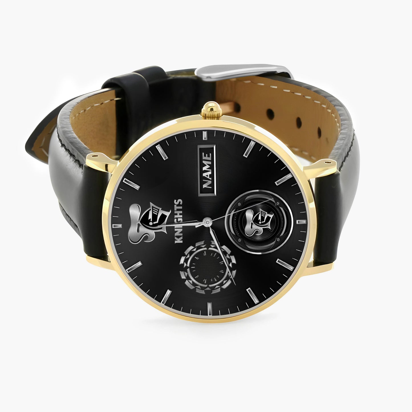 NEW Personalized Custom Stitched Leather Watch 2