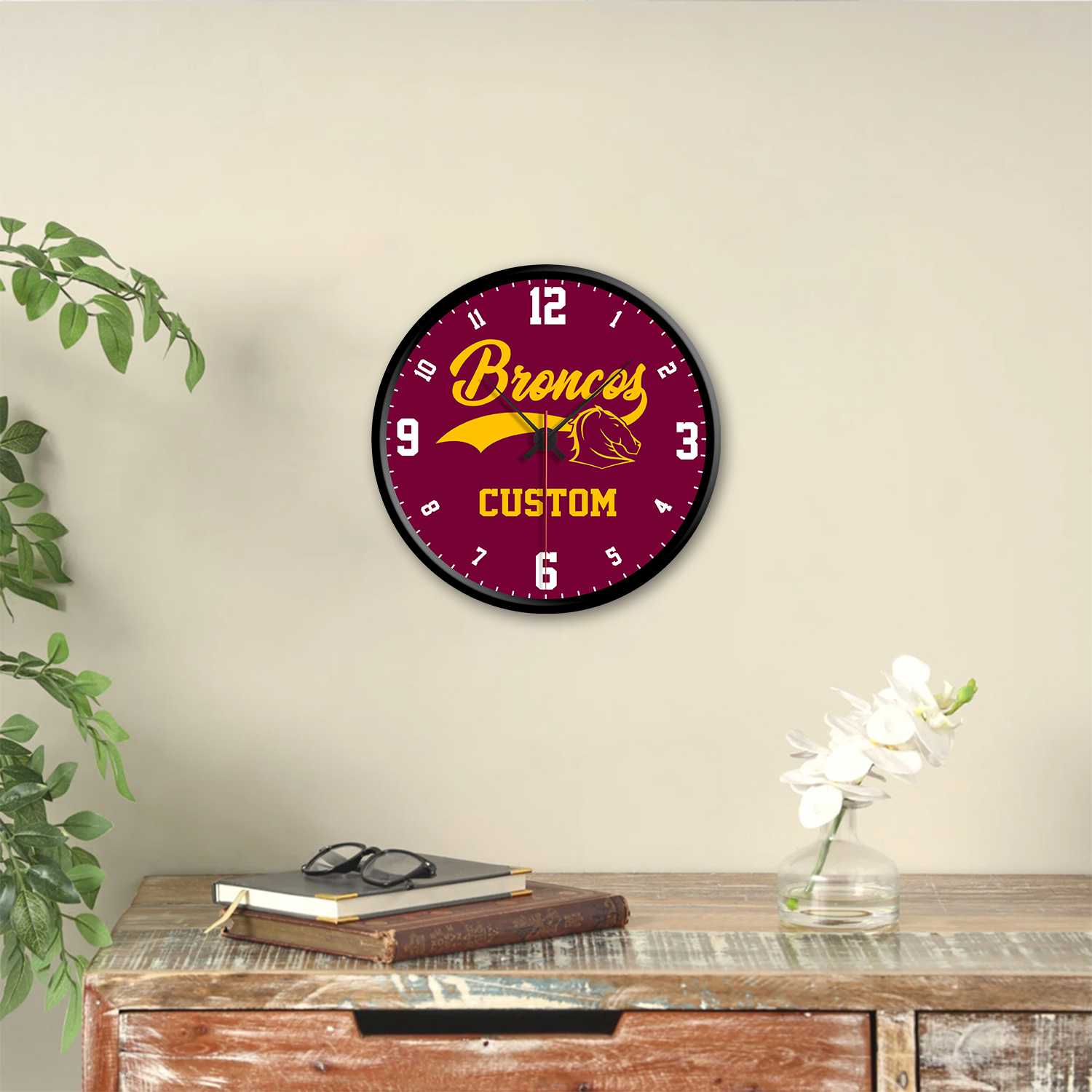 BRI Personalized Custom Wall Clock