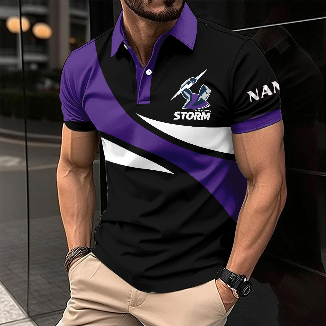 MAN Personalized Custom Polo Shirt 7