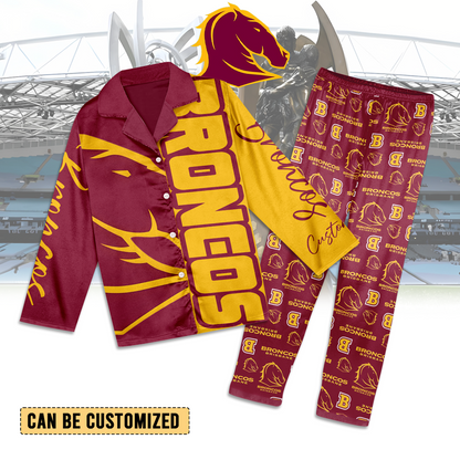 BRI Personalized Custom Long Pajamas Set