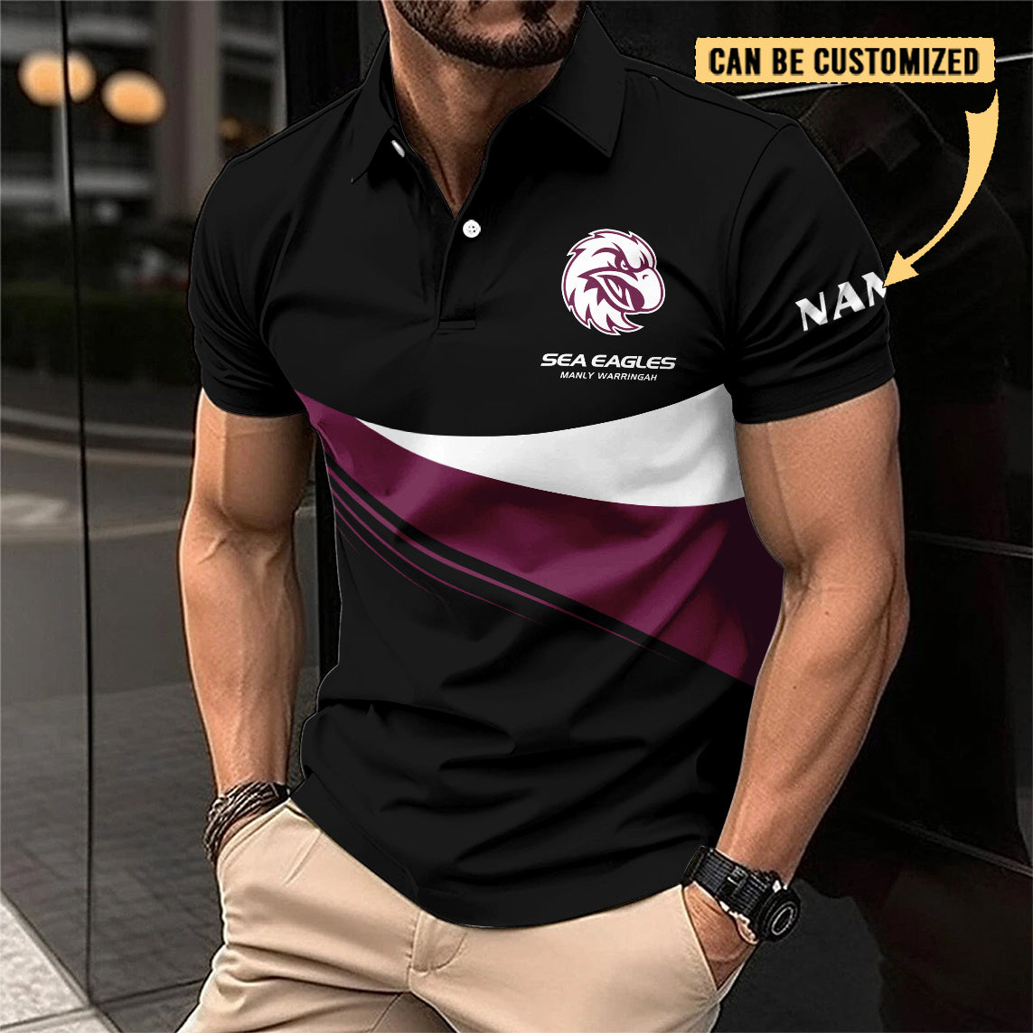 MAN Personalized Custom Polo Shirt 9
